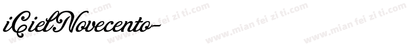 iCiel Novecento字体转换